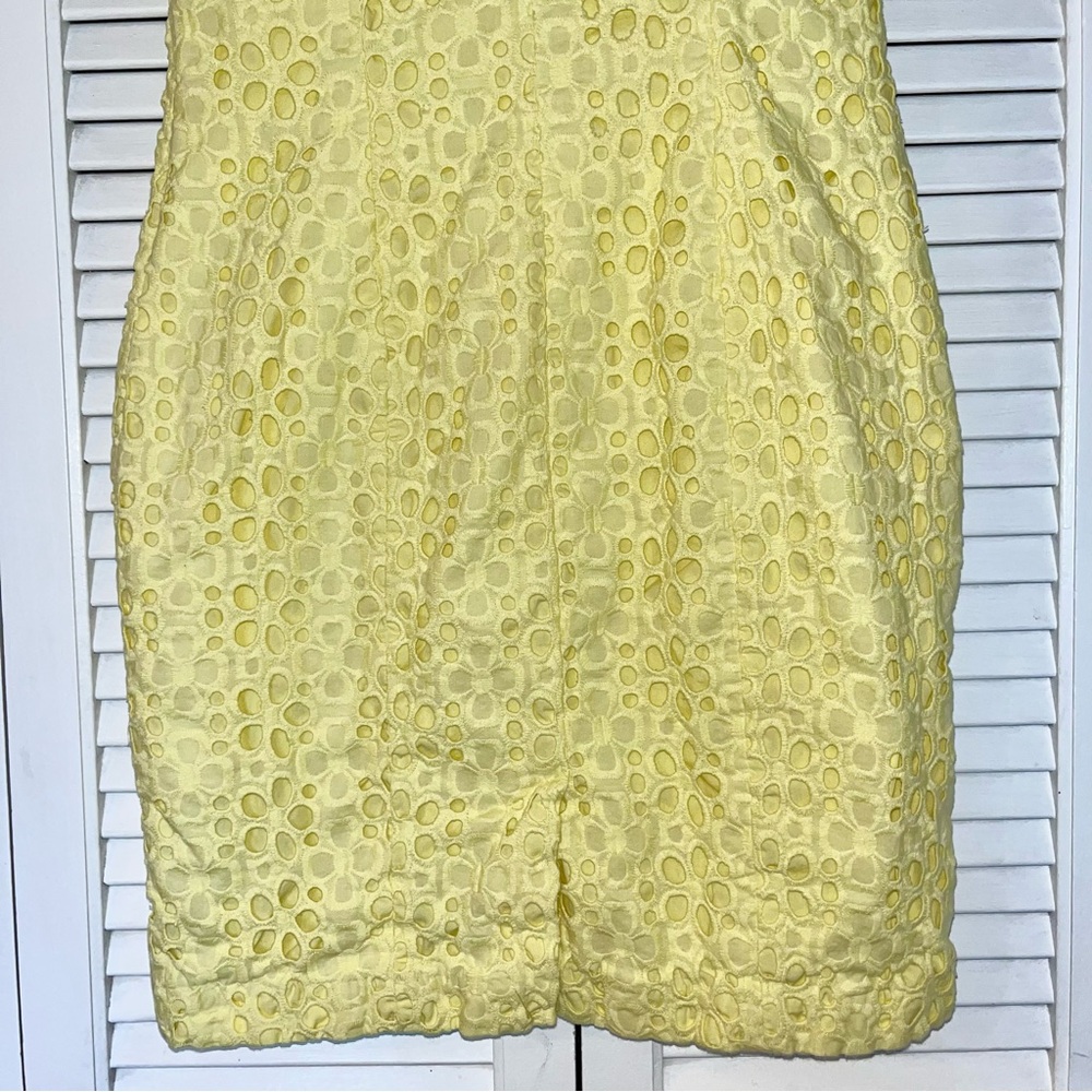 Tommy Hilfiger Yellow Eyelet Dress - Picture 10 of 11